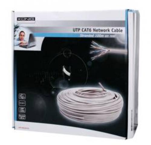 Netwerkkabel voor buiten | Cat6 U/UTP | 100 meter (Soepele kern) Goobay