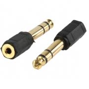 AC-007 Stereo Gold hoofdtelefoon Adapter Plug